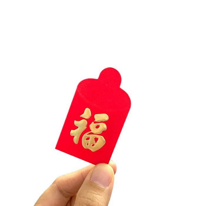 

Angpap Gantung Mini Ampao Merah Fu Angpo Hoki Tali Merah Gantungan