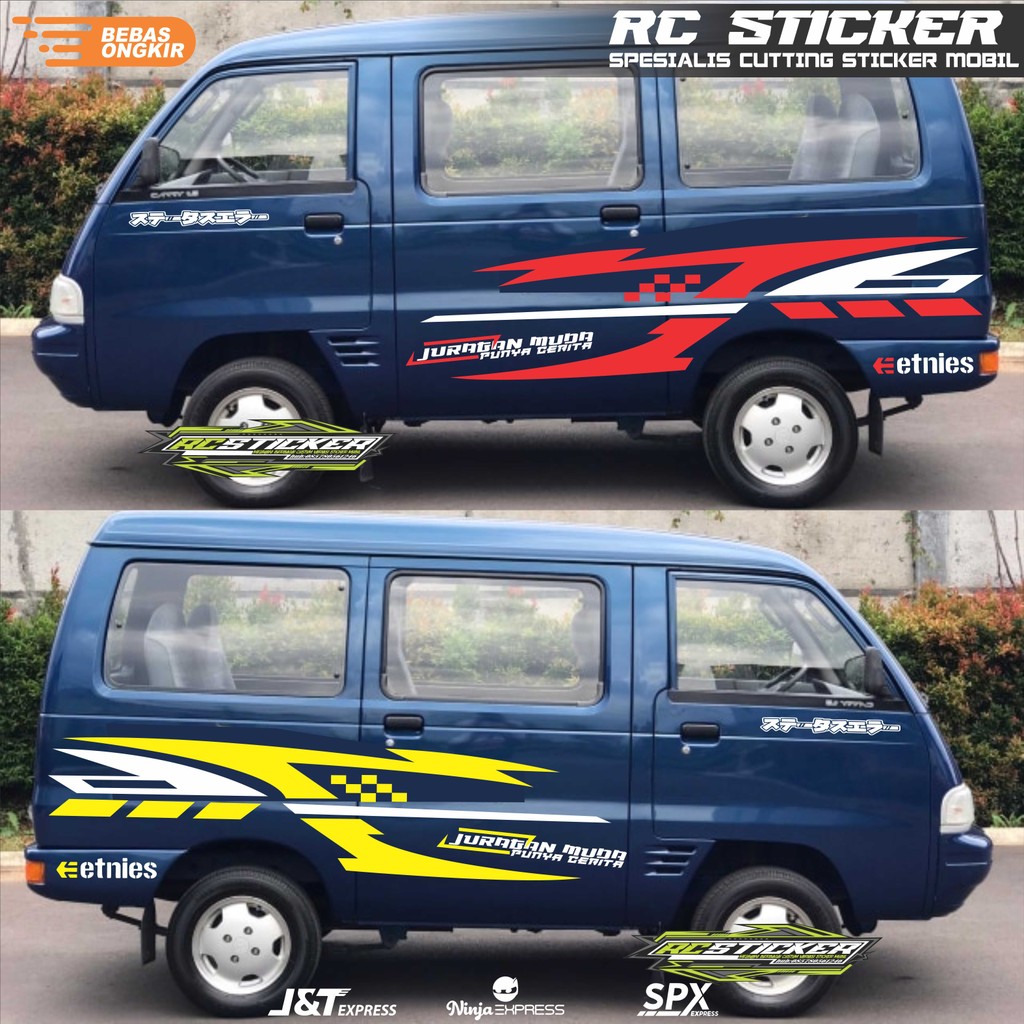 Stiker Mobil carry futura Cutting Sticker Mobil carry futuran Body Samping