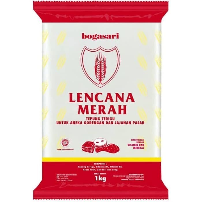 

New Item BOGASARI TEPUNG LENCANA MERAH 1KG