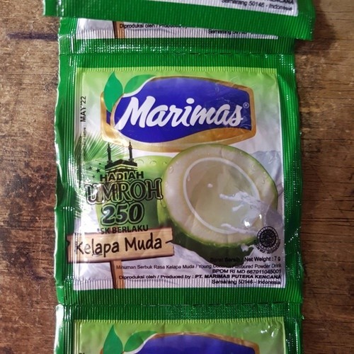 

New Item MARIMAS KELAPA MUDA SCT 8G