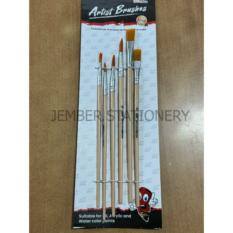 

Kuas Set isi 6 GM / Artist Brushes