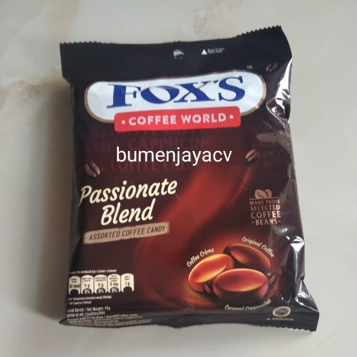 

FOXS PERMEN COFFEE 90g PER BUNGKUS
