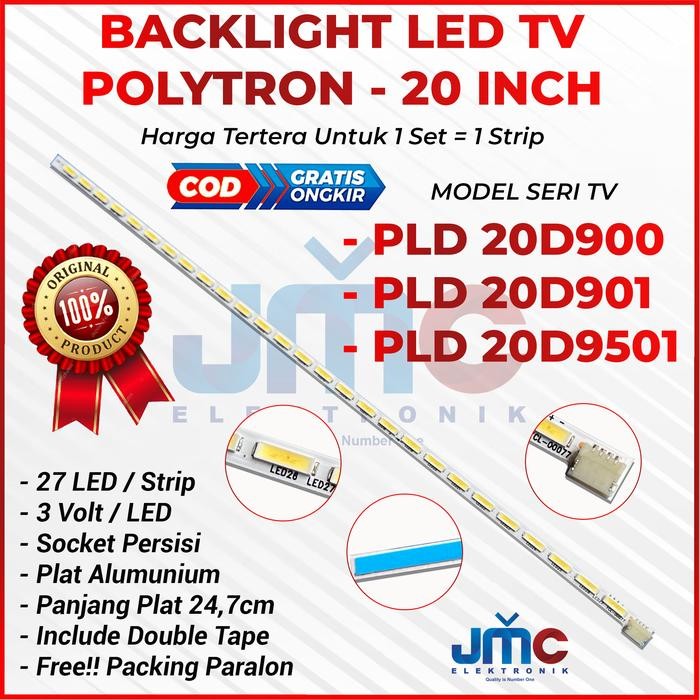 DK23 BACKLIGHT TV LED STRIP POLYTRON 20 INC PLD 20D900 20D901 20D9501 PLD20D900 PLD20D901 PLD20D9501