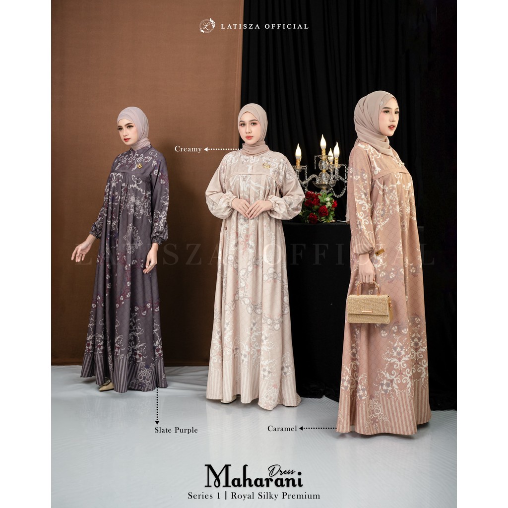 Maharani Dress Style 1 by Latisza (Gamis Rayon Premium)