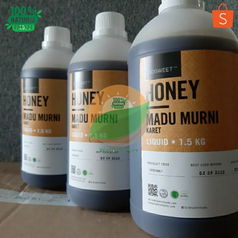 

HEVEA HONEY Madu Murni by Haldin Foods 1 Liter (1,5 kg) EXPIRED 2026 - FREE GOODIEBAG CANTIK (selama persediaan masih ada)