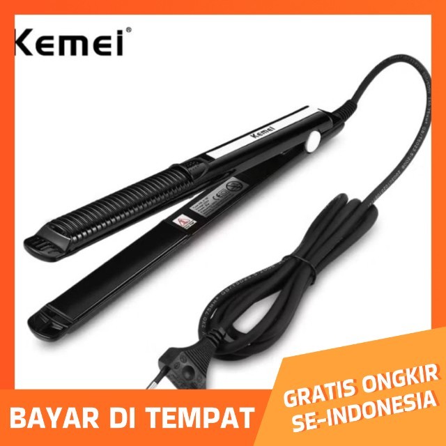 CATOKAN RAMBUT KEMEI ORIGINAL  2 IN 1 PELURUS DAN CURLY KEMEI-2139 / CATOKAN