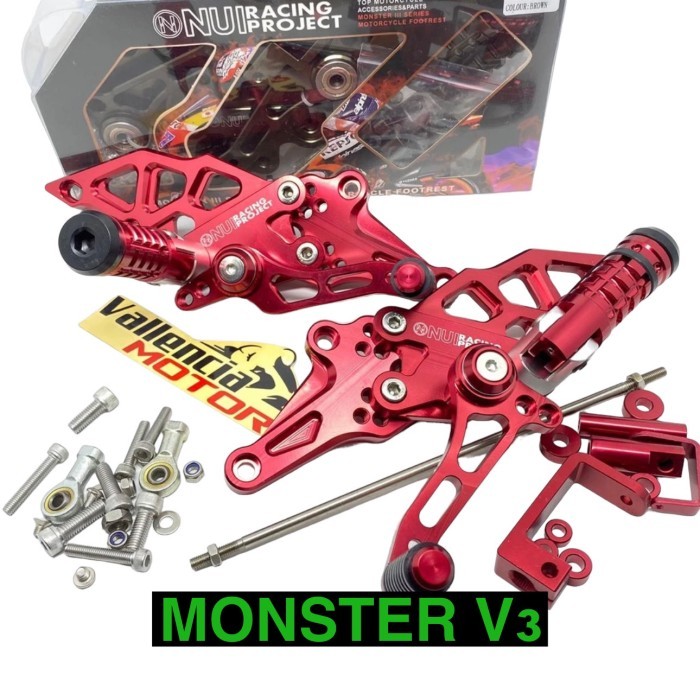 UNDERBONE NUI MONSTER 3 SATRIA F150 CARBU - SATRIA F CBU - FU LAMA/OLD - RED V3