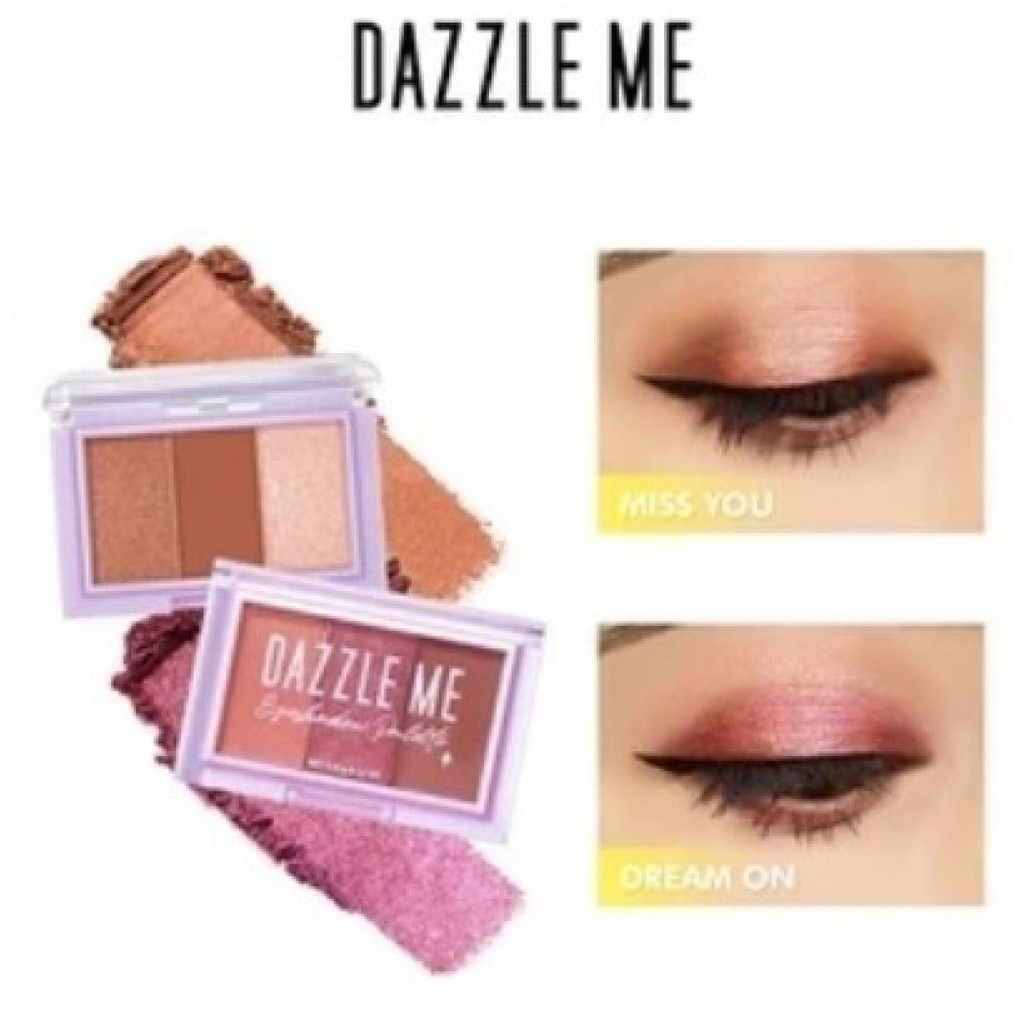 DAZZLE ME CUTIE PIE EYESHADOW PALETTE 3 COLORS