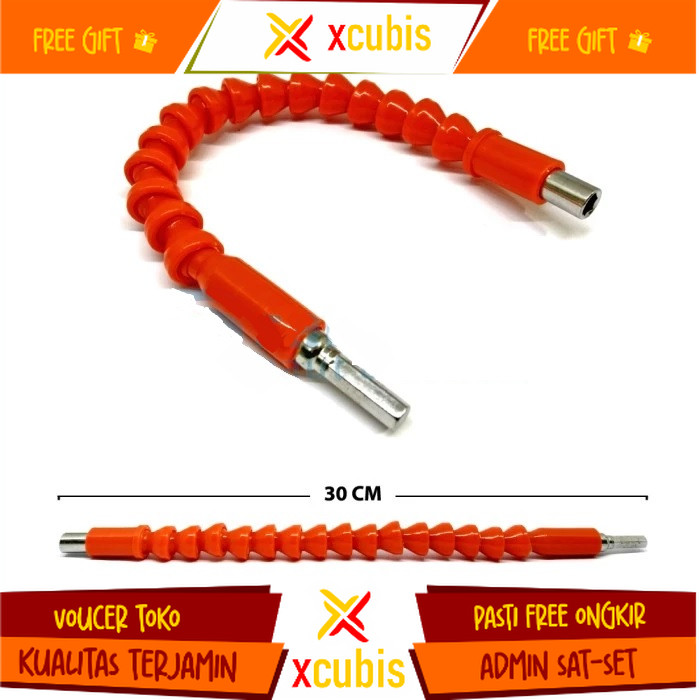 FLEXIBLE 30cm untuk Mesin Bor Cordless - Sambungan Extension