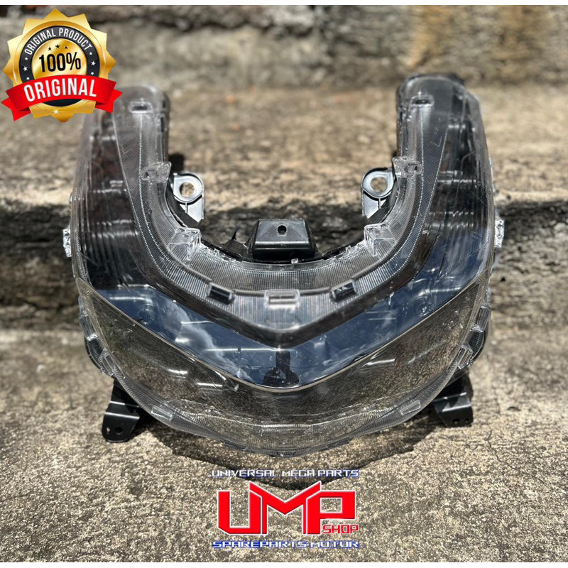 batok housing set mika lampu depan reflektor yamaha lexi new 155cc 155 original