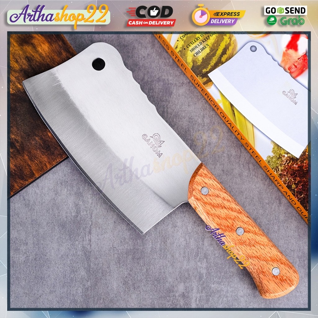 Pisau Daging Stainless / Pisau Cincang Tulang / golok daging stenlis / golok potong tulang B215