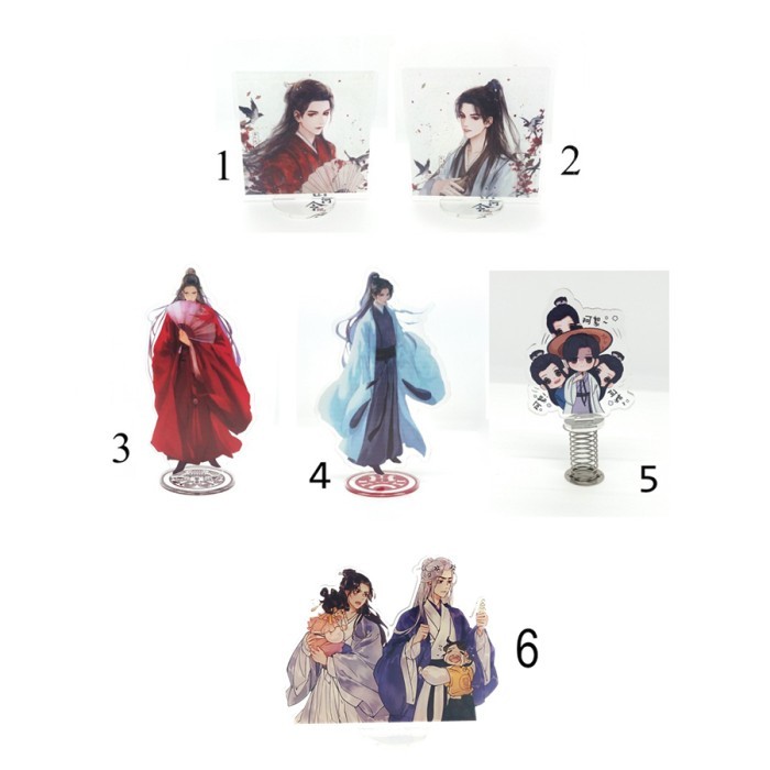 Stand pajangan akrilik 10 cm word of honor shan he ling wen kexing