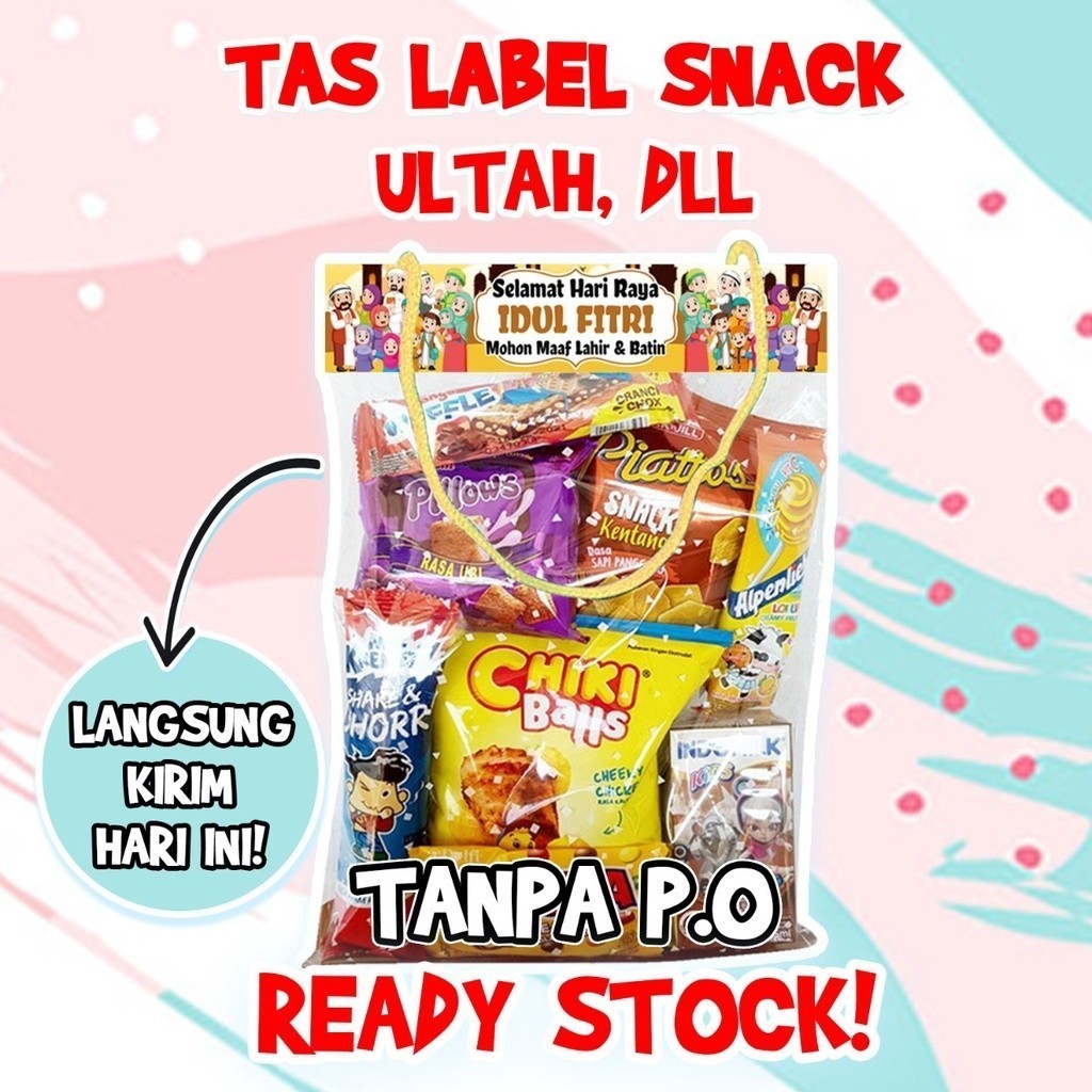 

OR Label Ulang Tahun Kertas Bungkus ukuran 20 x 30 Snack Ultah Anak Siap Kirim