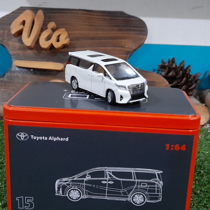 Die-cast Toyota Alphard GCD mainan anak skala 64