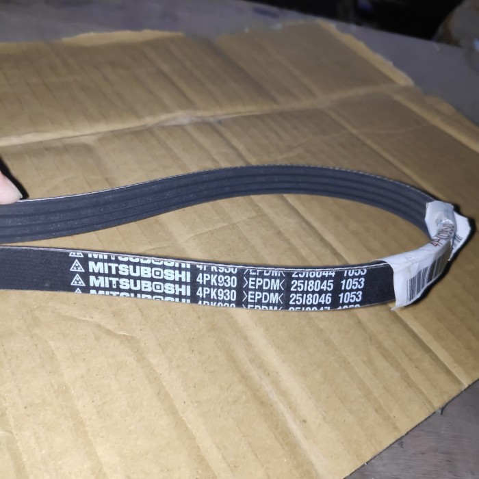 Jual--Cod MITSUBOSHI Fan belt 4PK930 EPDM tali kipas fanbelt 4PK 930 FORSA