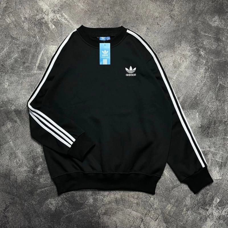 CREWNECK ADIDAS HIGH QUALITY CASUAL HYPE FASHION PRIA JAKET ATASAN CASUAL DISTRO BRANDED LOGO BORDIR