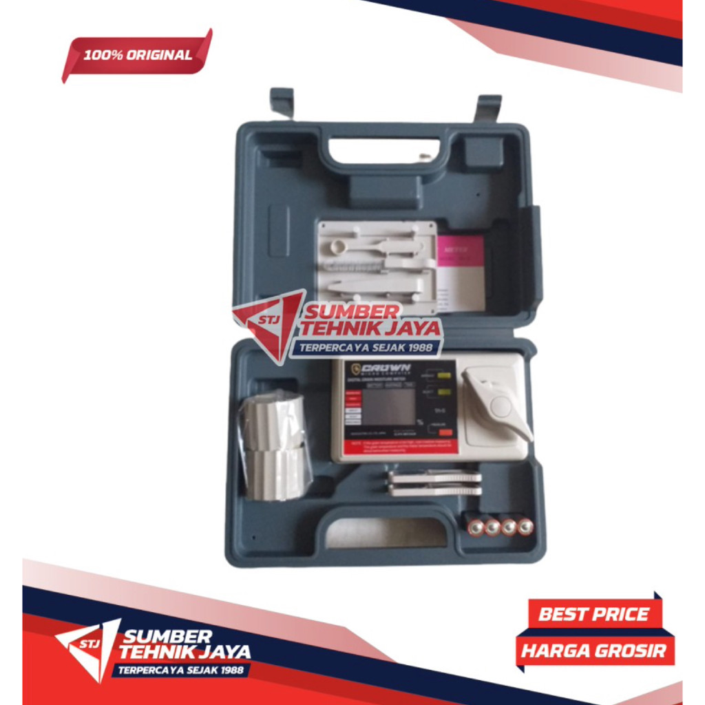 (CROWN TA-5) Alat ukur kadar air padi gandum crown TA 5 High Accuracy Moisture Tester Crown TA 5