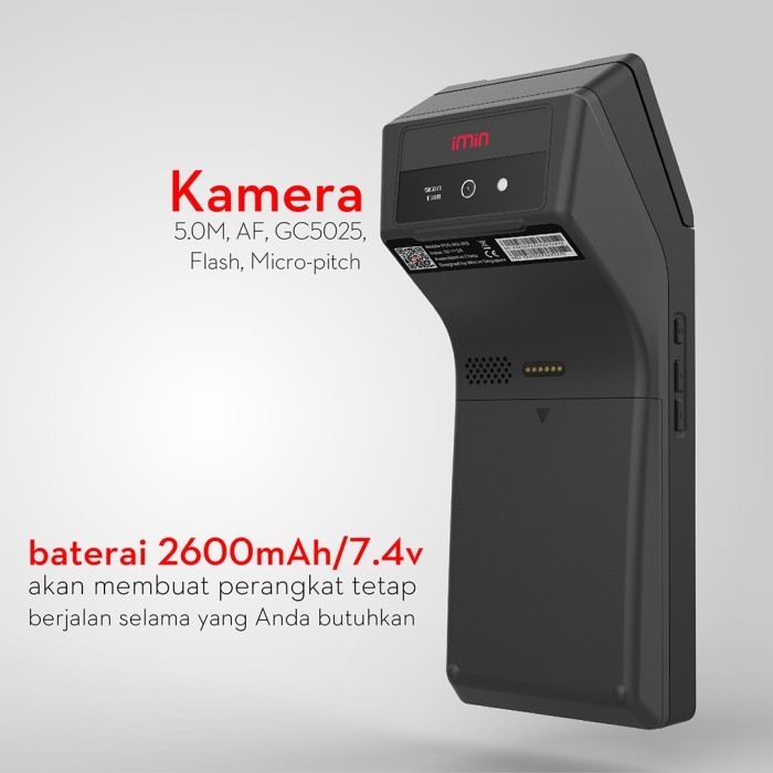 Mobile EDC Android 11 SPBU Pertamina portable iMin M2 Pro 2GB/16GB NFC