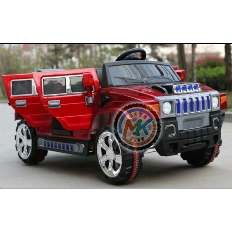 Mainan Mobil Aki Anak JEEP HUMMER JUMBO 4X4 MOTOKIDS