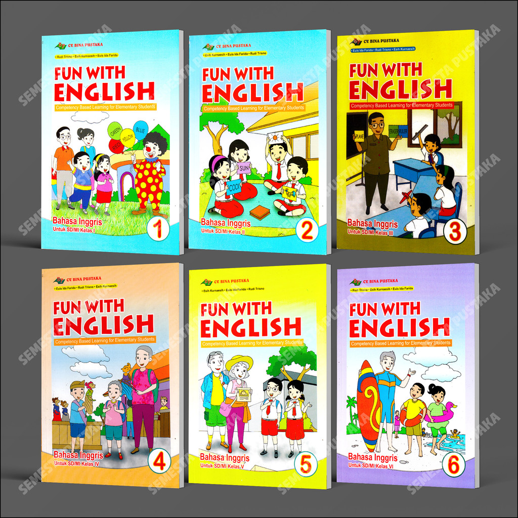Buku Paket Bahasa Inggris Fun With English SD Bina Pustaka