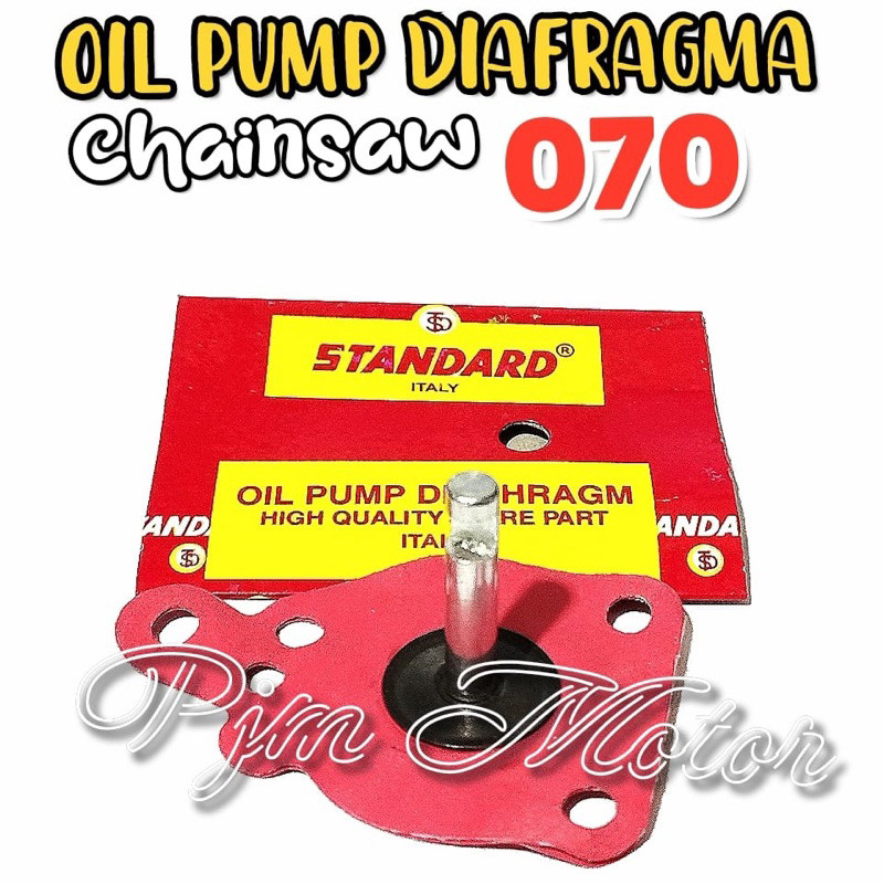 

070 Karet pompa oli Oil pump diafragma Mesin chainsaw senso sinso besar amplas
