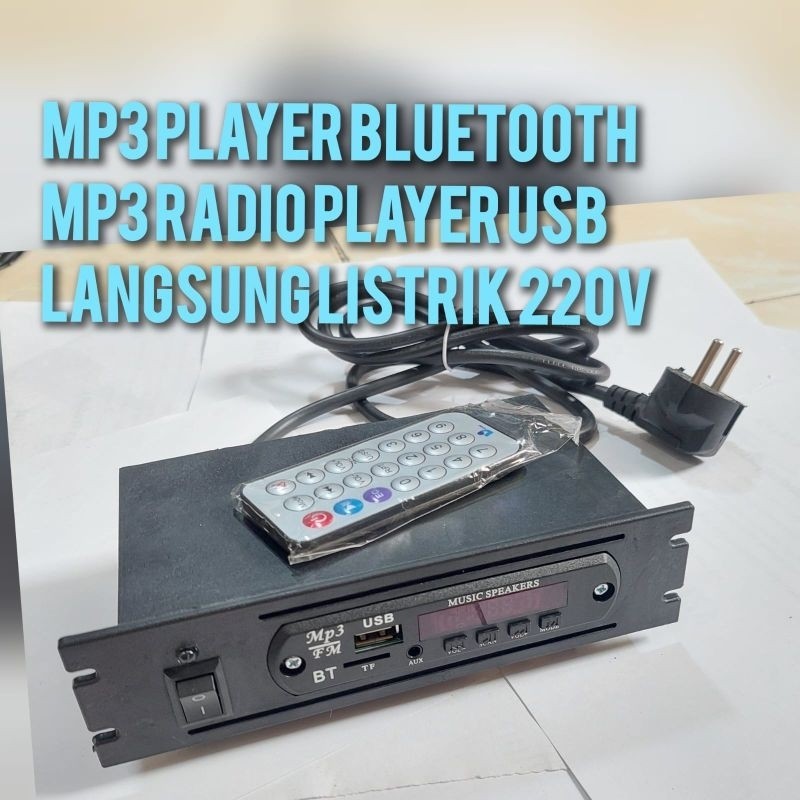 AEBRAND MP3 BLUETOOTH AC 220V - MP3 PLAYER BLUETOOTH LANGSUNG LISTRIK 220V - MP3 BLUETOOTH LANGSUNG 