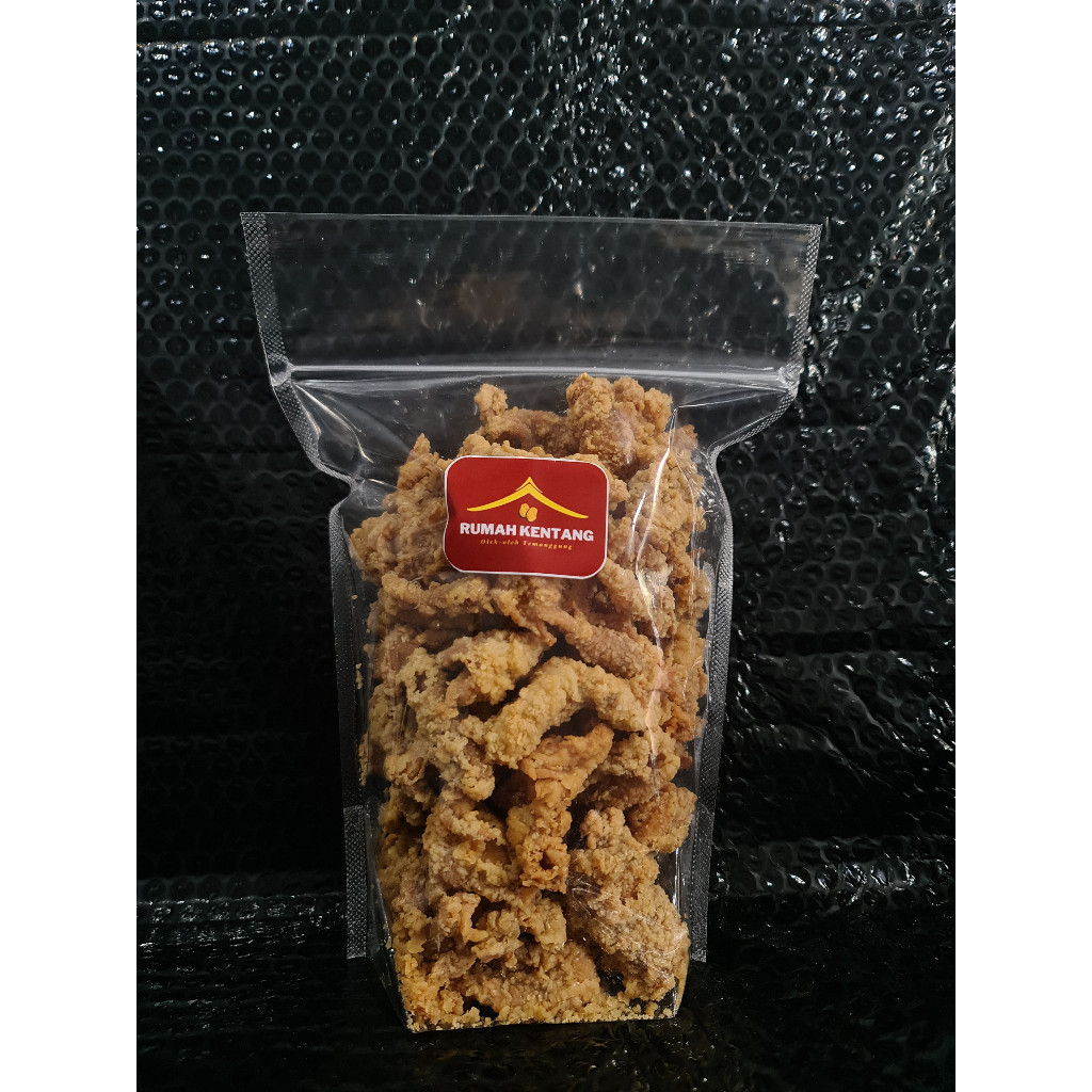 

NEW kripik kulit ayam / keripik kulit ayam pedas daun jeruk / keripik kulit ayam pedas SALE