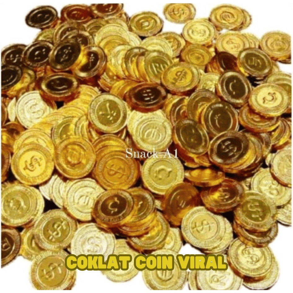 

Murah coklat koin coklat viral coklat coin cokelat koin coklat emas isi 20 pcs