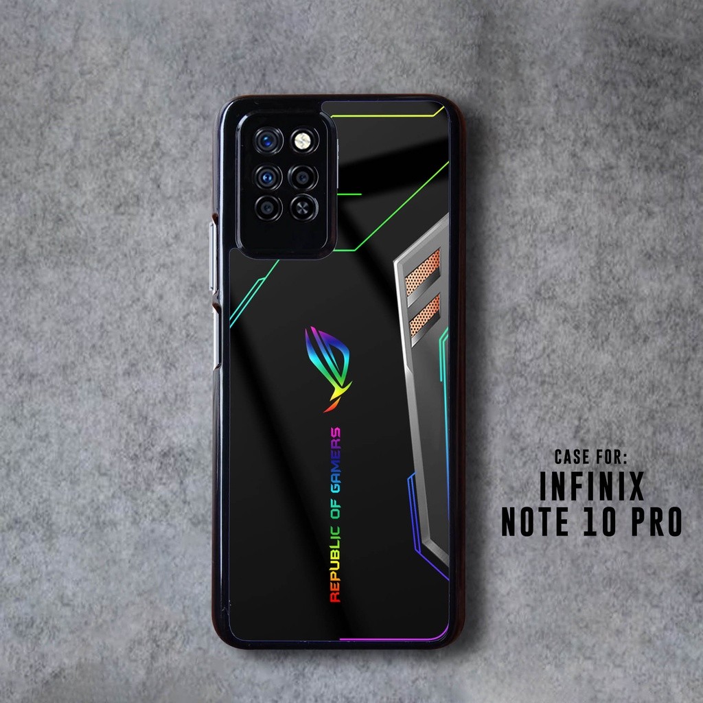 Case Infinix Note 10 Pro - Casing Infinix Note 10 Pro [ ROG ] Silikon Infinix Note 10 Pro - Case HP 