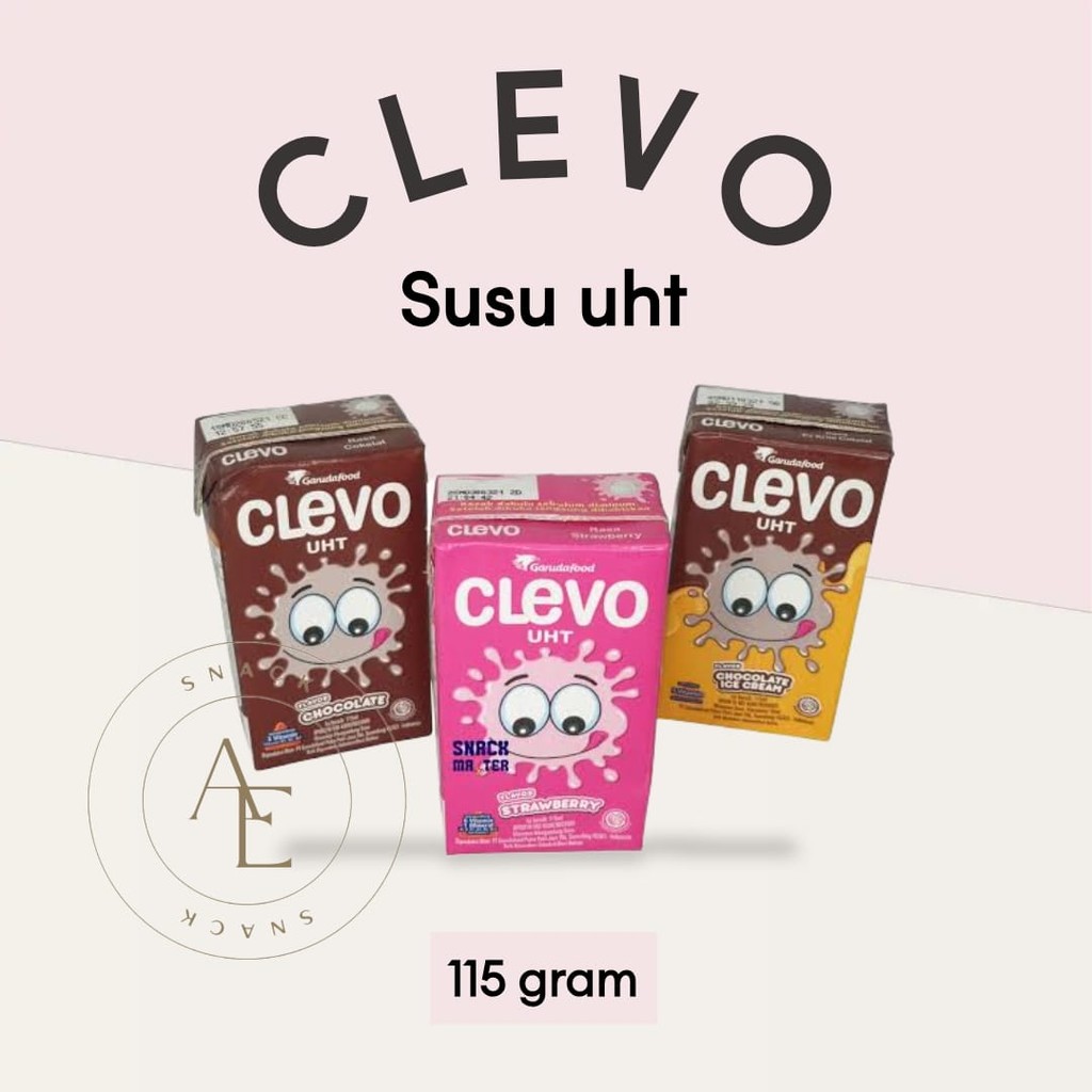 

GarudaFood Susu UHT CLEVO berat 115 gram Minuman Milk