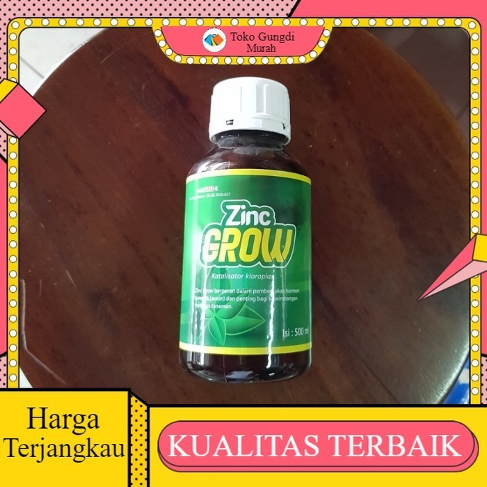 Obat Padi Zinc Grow 500 mlCair Obat Hama Padi Obat Pertanian Padi Mutiara Zink Obat Daun Padi Mutiar