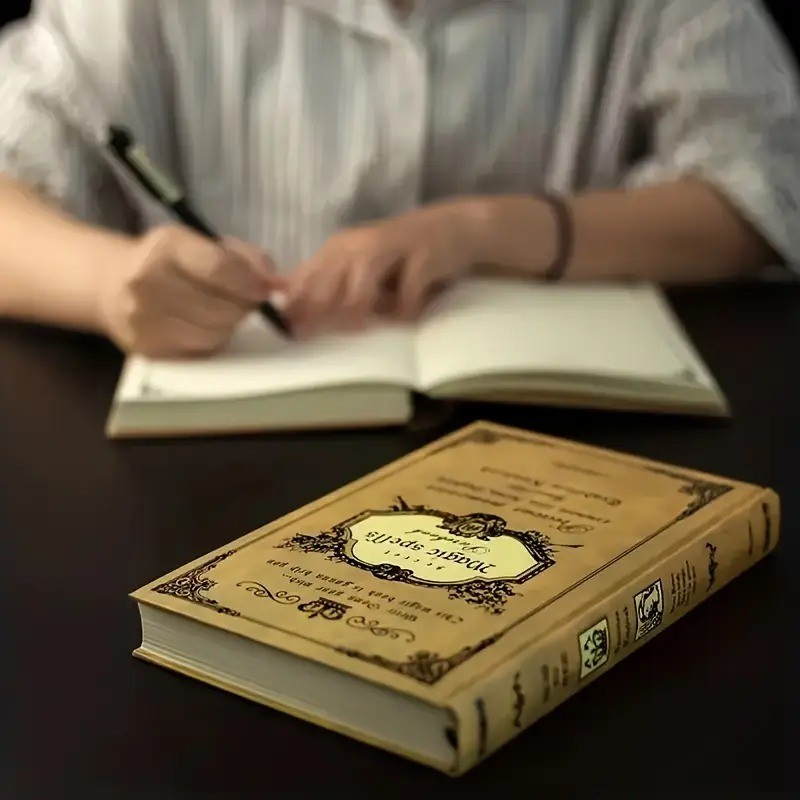 

320 Pages European Retro Thick Magic Notebook Creative Diary Planner Books Gifts Exquisite Thickened Notebooks Office Supplies