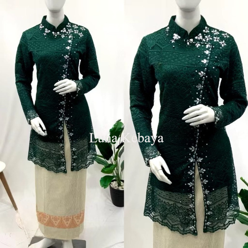 Set Kebaya Brokat Nagita | Kebaya Modern | Kebaya Ibu Besan | Kebaya kondangan