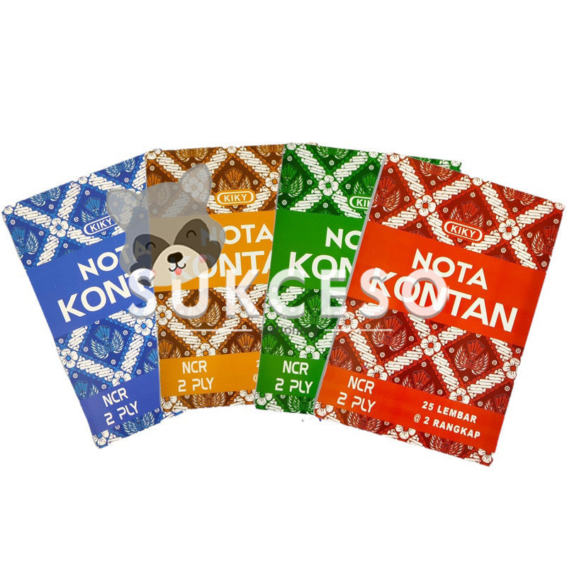 

Kiky Nota Kontan 2 Ply Kecil / Nota Kontan 2 Rangkap