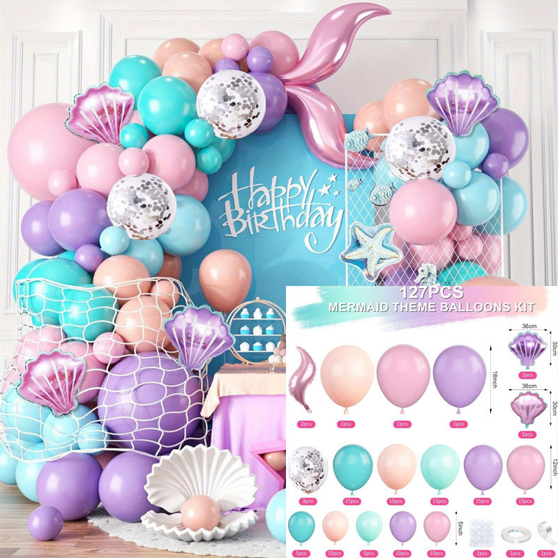 MERMAID/balon mermaid/set balon mermaid/balon pesta/balon tema/balon dekorasi/balon/pesta/ultah