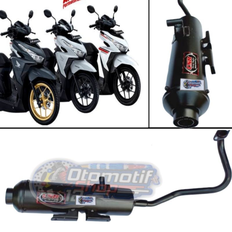 Knalpot Racing Bobokan Vario 125 150 Led Markerbeam CSR
