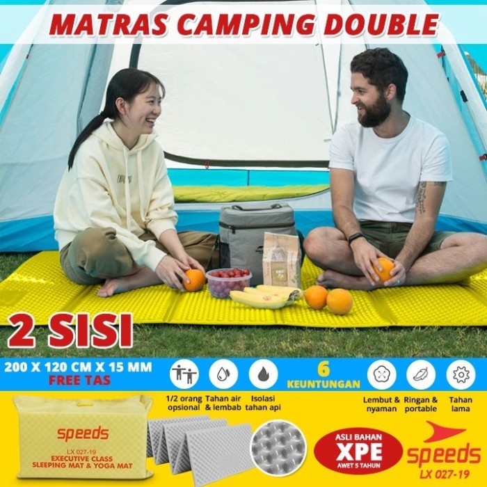 SPEEDS Matras Lipat Duduk XPE Polos Olahraga Yoga Playmat Playmate