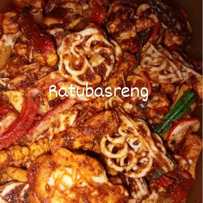 

B ss Seblak Mix Sagala Aya Ratubasreng 500 Gram Pedas Daun Jeruk - Camilan/Lauk Pauk - Kerupuk