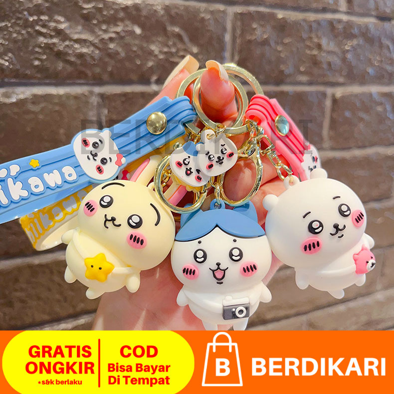 BD Gantungan Kunci Chiikawa Silikon Premium / Gantungan Kunci Chiikawa / Ganci Chiikawa / Gantungan 
