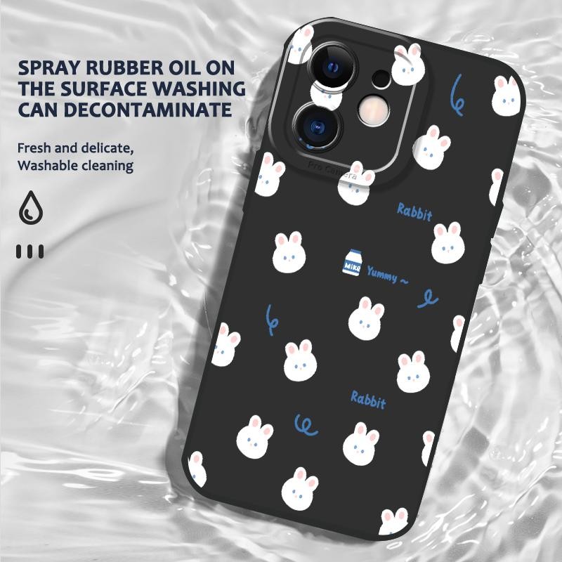 Case For POCO X3 X3 NFC M3 Soft Silicone Pro Camera Cute Bunny Casing Terbaru