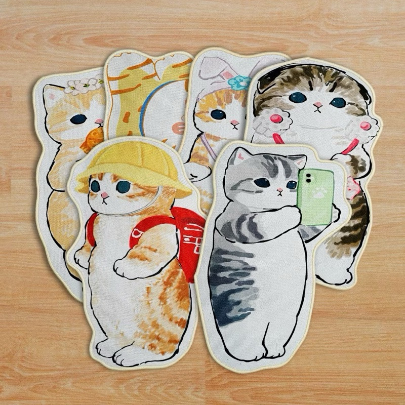 KESET KAKI MOTIF KUCING LUCU KARAKTER// KARPET LANTAI SIMPLE