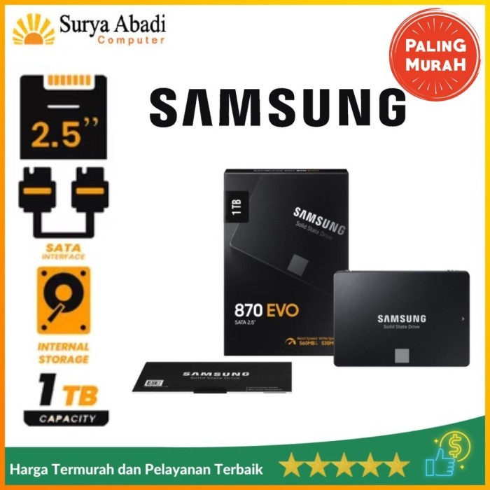 SSD Samsung EVO 870 1TB | SSD Samsung 500GB | SSD Samsung 250GB