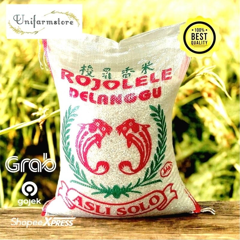 

Beras Rojolele Delanggu 10KG Putih Long Grain