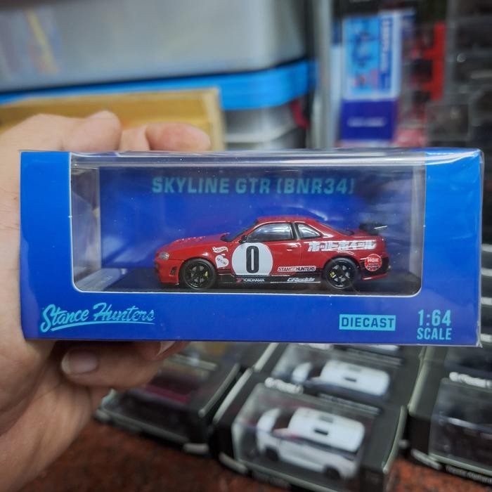LP2155 Stance Hunter Skala 64 Nissan R34 GTR #0 Red Livery