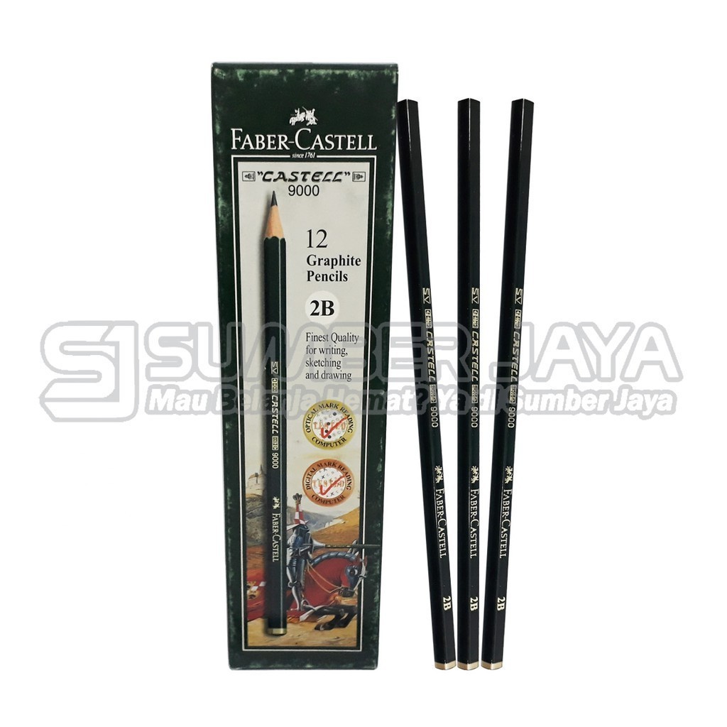 

Pensil Kertas Faber Castell 9000 2B M&G AWP357G6 AWP357H6 AWP357H7 Pensil High Quality
