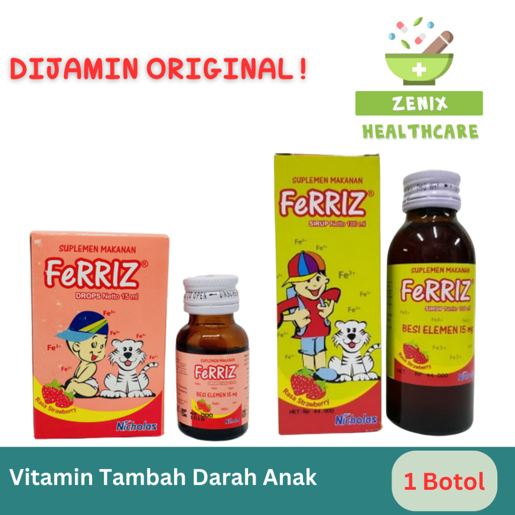 Ferriz Drop/Sirup - Vitamin Tambah Darah Anak