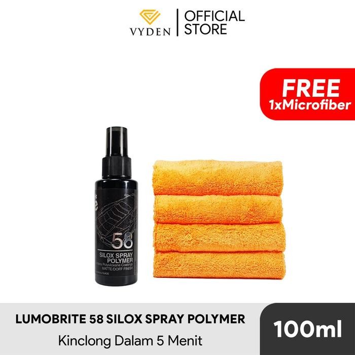 Lumobrite 58 Silox Spray Polymer for MATTE / Doff Finish Pengkilap Dan Efek Daun Talas Cat Doff/Matt