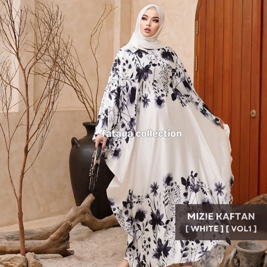 Fataya Collection MIZIE Kaftan Series - Kain Silk