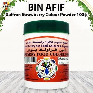

BIN AFIF STRAWBERRY COLOUR POWDER 100G