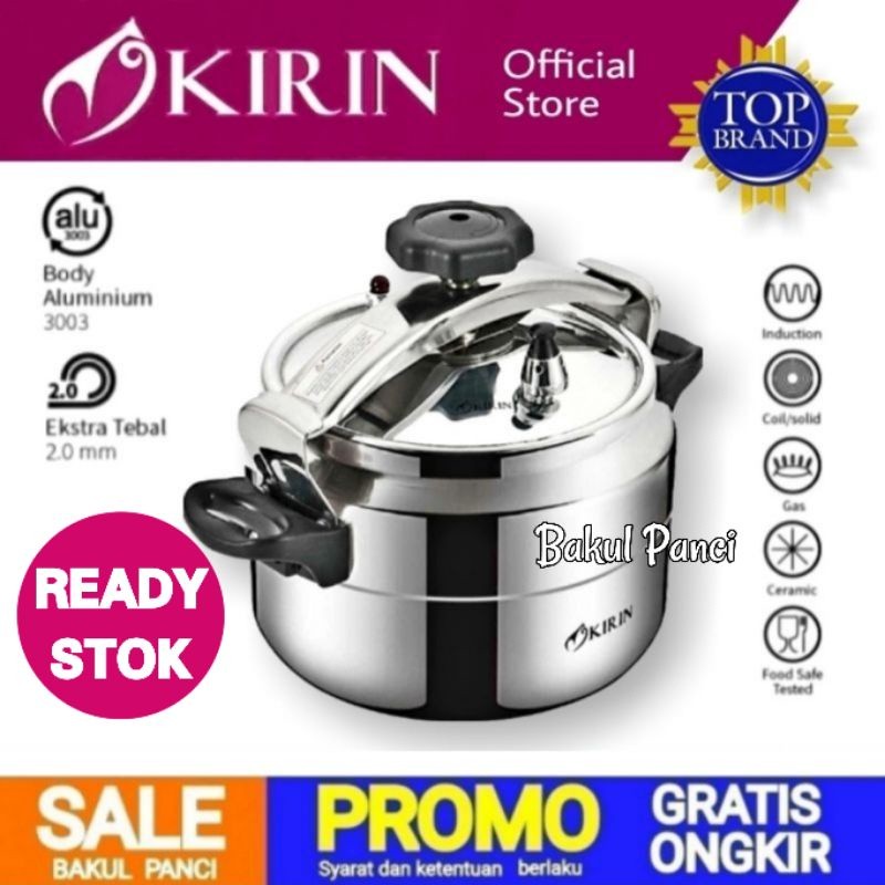 PANCI PRESTO KIRIN 8 LITER KPC-080 - PRESSURE COOKER INDUKSI
